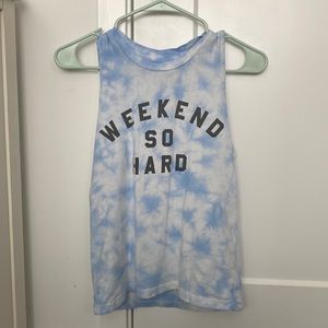 Tie dye tank top